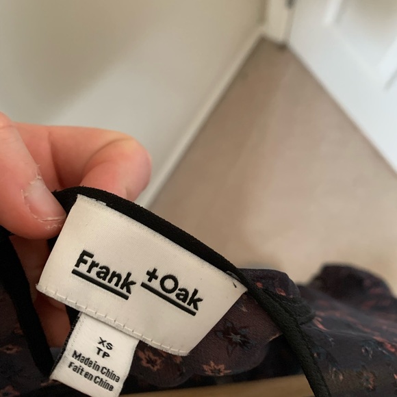 Frank and Oak Sheer Floral Blouse - Picture 3 of 4